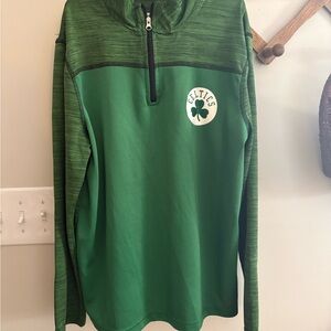 NBA Celtics Quarter zip Pullover with Logo